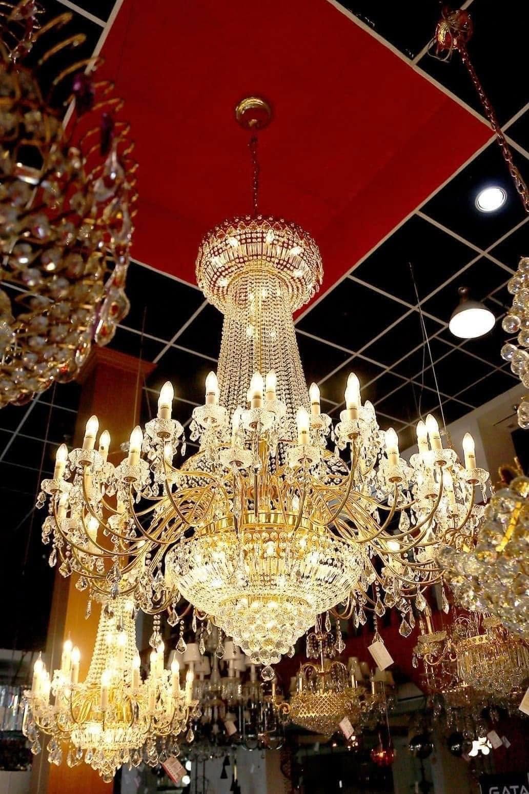 Tarasiri Indoor Lighting — crystal chandelier showcase